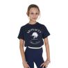 T-Shirt Bambina Monaco In Cotone Con Strass