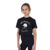 T-Shirt Bambina Monaco In Cotone Con Strass