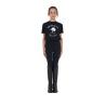 T-Shirt Bambina Monaco In Cotone Con Strass