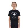 T-Shirt Bambina Monaco In Cotone Con Strass