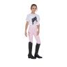 T-Shirt Bambina Ready To The Party In Cotone Con Strass