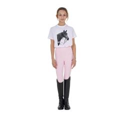 T-Shirt Bambina Ready To The Party In Cotone Con Strass