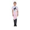 T-Shirt Bambina Ready To The Party In Cotone Con Strass