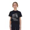 T-Shirt Bambina Ready To The Party In Cotone Con Strass