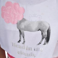 T-Shirt Bambina Head In The Clouds In Cotone