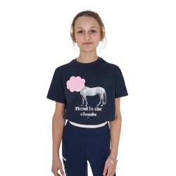 T-Shirt Bambina Head In The Clouds In Cotone