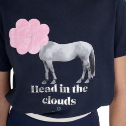 T-Shirt Bambina Head In The Clouds In Cotone
