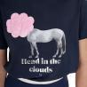 T-Shirt Bambina Head In The Clouds In Cotone