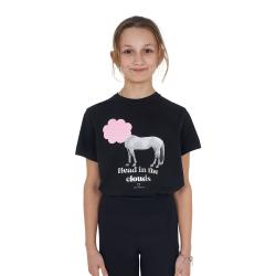T-Shirt Bambina Head In The Clouds In Cotone