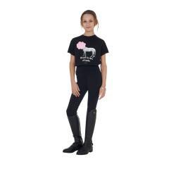 T-Shirt Bambina Head In The Clouds In Cotone