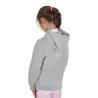 Felpa Bambini Con Cappuccio Zip E Scritta Effetto Spugna