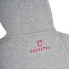 Felpa Bambini Con Cappuccio Zip E Scritta Effetto Spugna