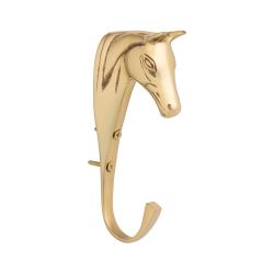 Gancio A Testa Di Cavallo In Ottone Massiccio