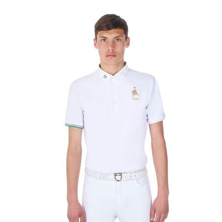 Men's Competition Polo Shirt Equestro X Fise