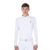 Men's Long-Sleeved Competition Polo Shirt Equestro X Fise