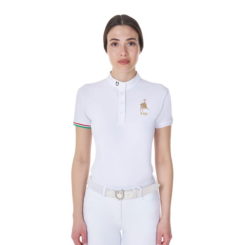 Polo Donna Da Concorso Slim Fit Equestro X Fise