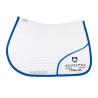 Jumping Saddle Pad With Embroidered Logo Equestro X Fise