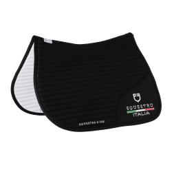 Jumping Saddle Pad With Embroidered Logo Equestro X Fise
