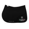 Jumping Saddle Pad With Embroidered Logo Equestro X Fise