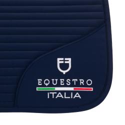 Jumping Saddle Pad With Embroidered Logo Equestro X Fise