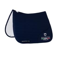 Dressage Saddle Pad With Embroidered Logo Equestro X Fise