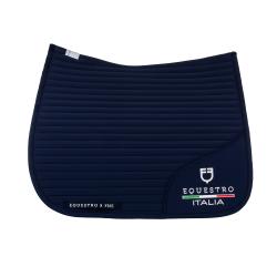 Dressage Saddle Pad With Embroidered Logo Equestro X Fise
