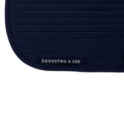Dressage Saddle Pad With Embroidered Logo Equestro X Fise