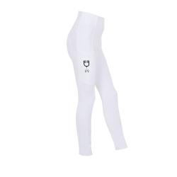 Girls' Slim Fit Full Grip Leggings Equestro X Fise