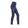 Girls' Slim Fit Full Grip Leggings Equestro X Fise