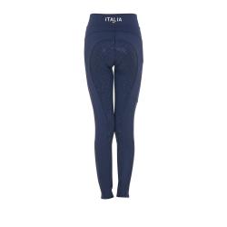Girls' Slim Fit Full Grip Leggings Equestro X Fise