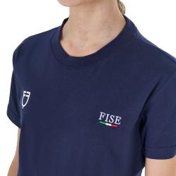 T-Shirt Unisex Bambini Slim Fit Equestro X Fise