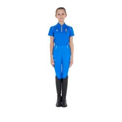 Polo Unisex Bambini Da Allenamento Equestro X Fise