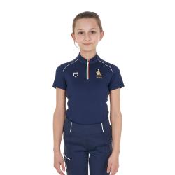 Polo Unisex Bambini Da Allenamento Equestro X Fise