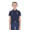 Polo Unisex Bambini In Tessuto Tecnico Equestro X Fise