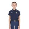 Polo Unisex Bambini In Tessuto Tecnico Equestro X Fise