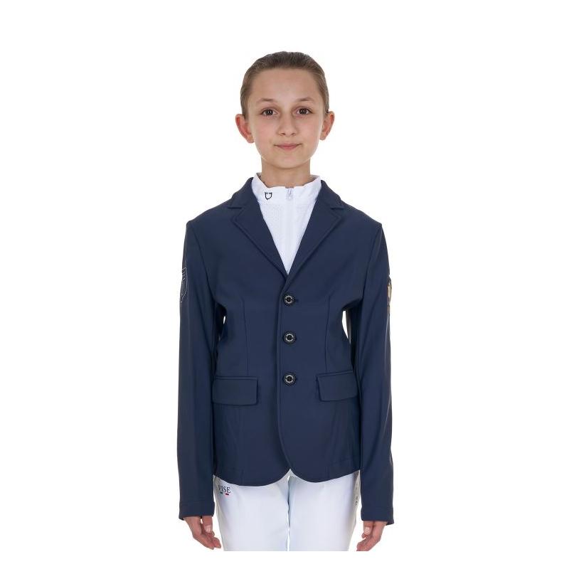 Giacca Unisex Bambini Da Concorso Tre Bottoni Equestro X Fise