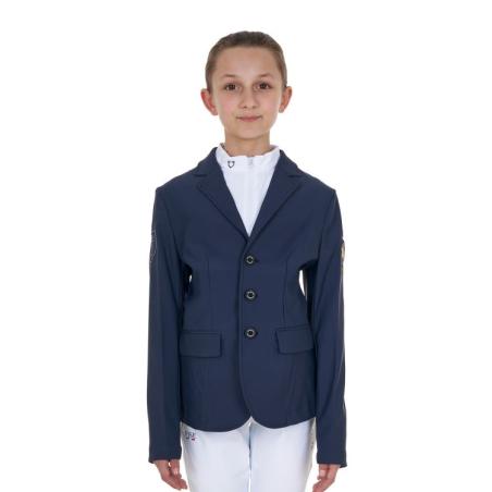 Giacca Unisex Bambini Da Concorso Tre Bottoni Equestro X Fise