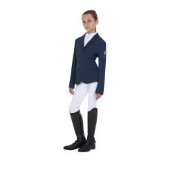 Giacca Unisex Bambini Da Concorso Tre Bottoni Equestro X Fise