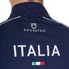 Polo Uomo Da Allenamento Zip Tricolore Equestro X Fise