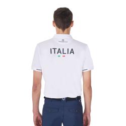 Polo Uomo Da Allenamento Tre Bottoni Equestro X Fise