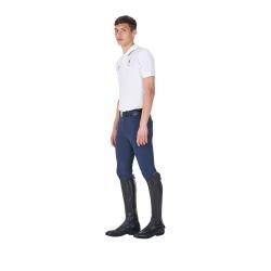 Polo Uomo Da Allenamento Tre Bottoni Equestro X Fise