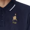 Polo Uomo Da Allenamento Tre Bottoni Equestro X Fise