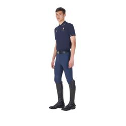 Polo Uomo Da Allenamento Tre Bottoni Equestro X Fise