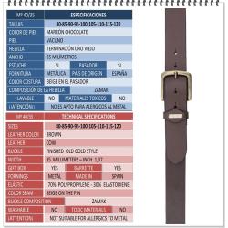 Cinturón Piel Y/O Sport Hombre 40/35