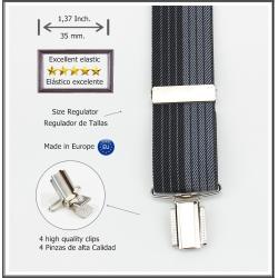 Tirantes De Vestir Gris Hombre 3852/35