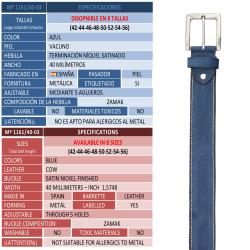 Cinturón Piel Y/O Sport Hombre 1161/40