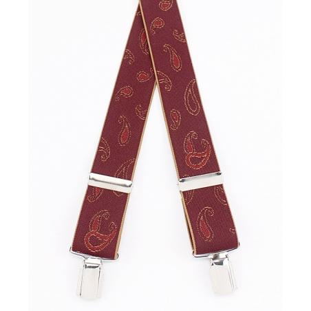 Tirantes De Vestir Burdeos Hombre 3904/35