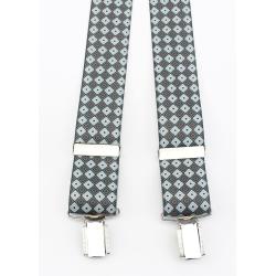 Gray Dress Suspenders Men 3687/35