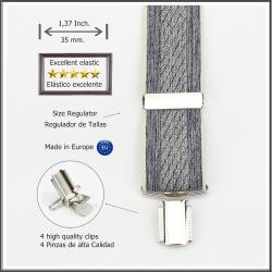 Tirantes De Vestir Azul Hombre 3422/35