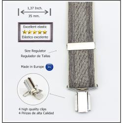 Tirantes De Vestir Gris Hombre 3422/35